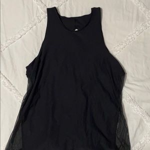 Black tank top
